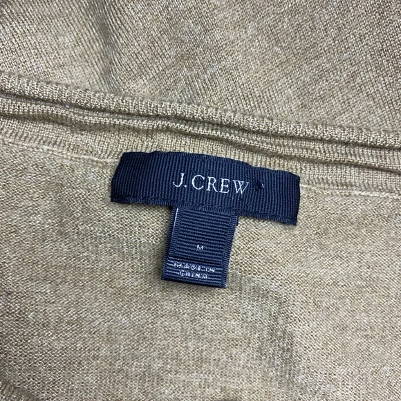 J. Crew Women's Brown 100% Merino Wool Cardigan Sweater - Picture 3 of 7
